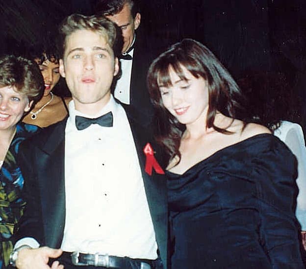Shannen Doherty and Jason Priestley at the Governor's Ball following the 43rd Annual Emmy Awards. 2325 (Jason Priestly and Shannon Doherty at the Governor's Ball...)
